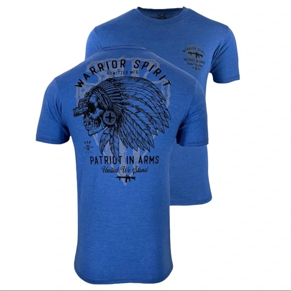Patriot Warrior Men's T-Shirt - Military Grunt Style, Premium Quality, Supports Vets